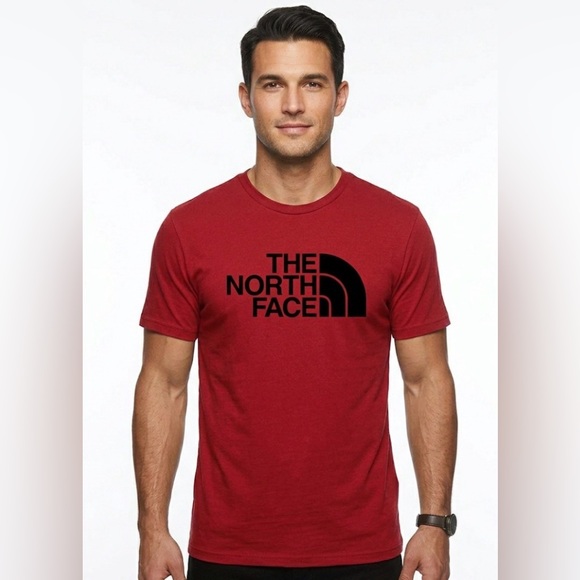 The North Face Other - The North Face Men's Red Short Sleeve Tee Shirt Size Medium